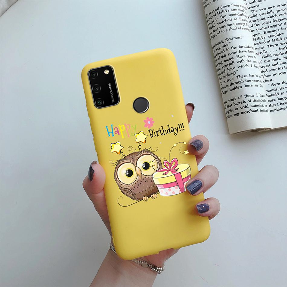 For Huawei Honor 9A Case 2020 Silicon Cover Soft Bumper Coque For Huawei Honor 9A Phone Cases MOA-LX9N Honor9A Love Heart Funda