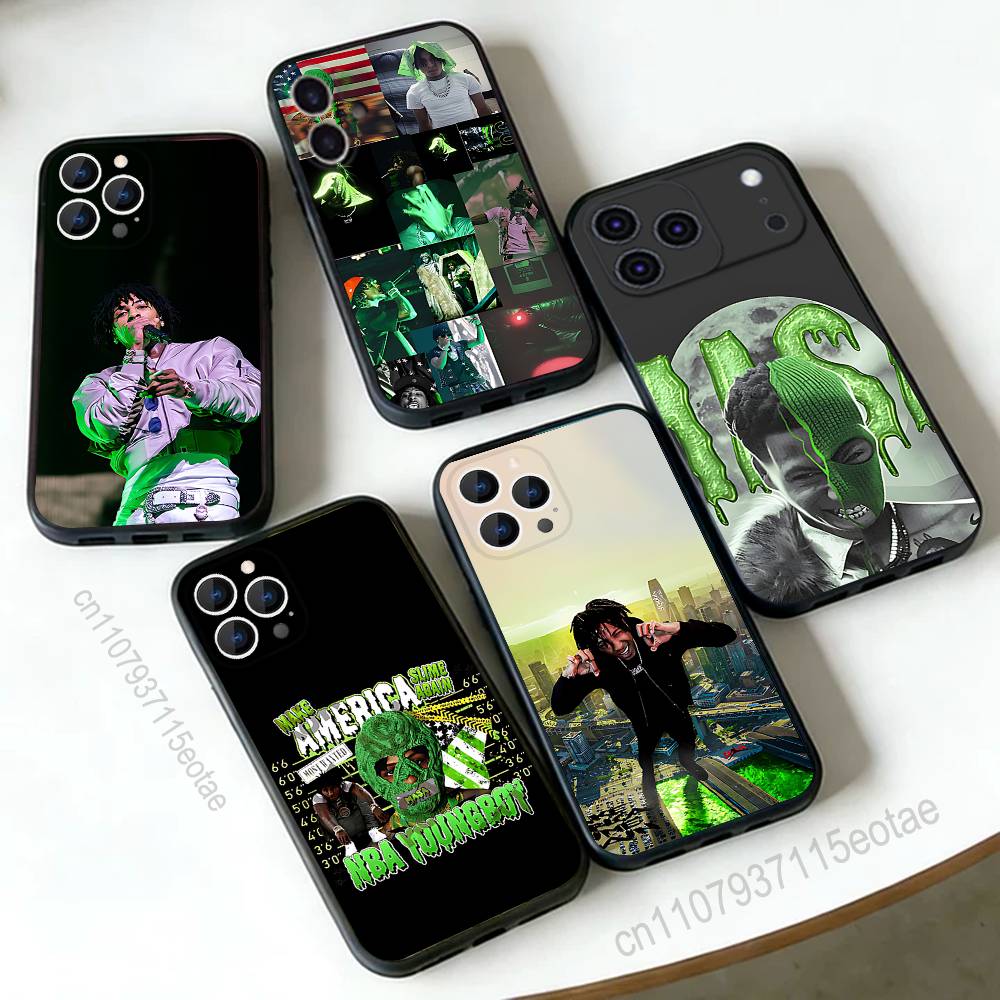 Make America Slime Again Y-YoungBoy BLACK Case For iPhone 17 13 14 15 11 16 12 Pro Max Pro Max Plus E Air Mini Phone Cover Shell