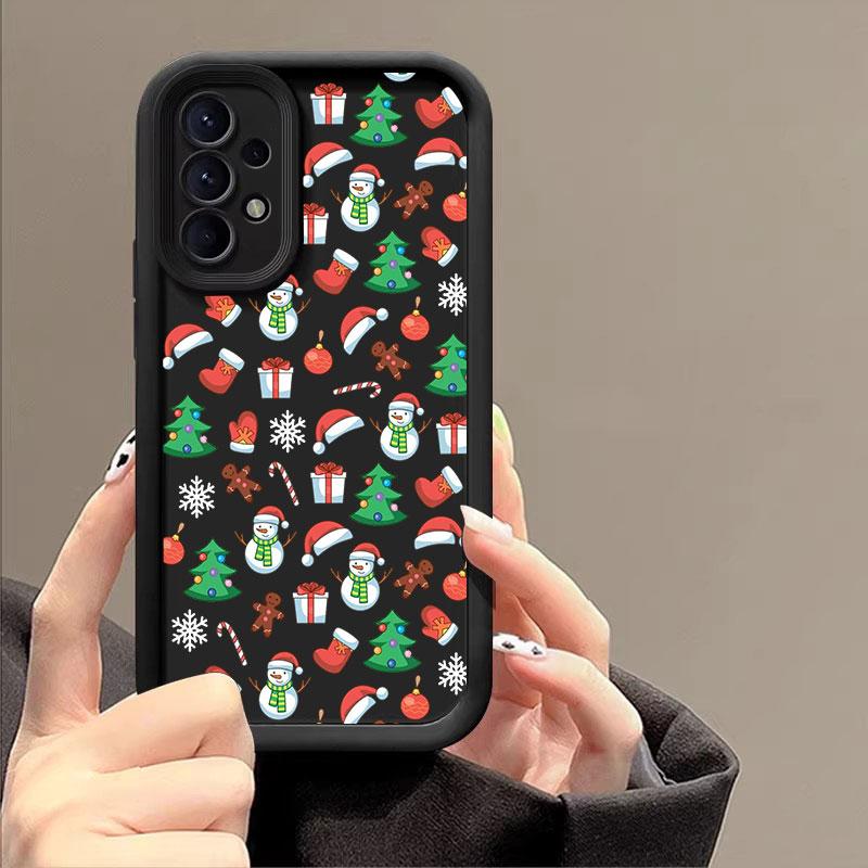 Merry Christmas New Year Gift Case For Samsung Galaxy A55 A35 5G A13 A54 A53 A52 A34 A06 A32 A14 A23 A24 A12 A51 A71 Phone Cover