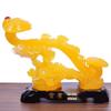 Yellow Jade Ruyi Ornament for Living Room or Wine Cabinet - Housewarming or Company Opening Gift