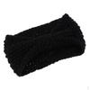 Fashionable Ladies Bow Knitted Ear Warmer Knot Headband Elastic Crochet Turban Hair Band