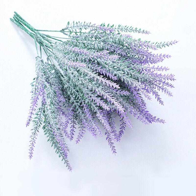 

5 вилок искусственные цветы лаванды стекались искусственные растения букет украшения сада