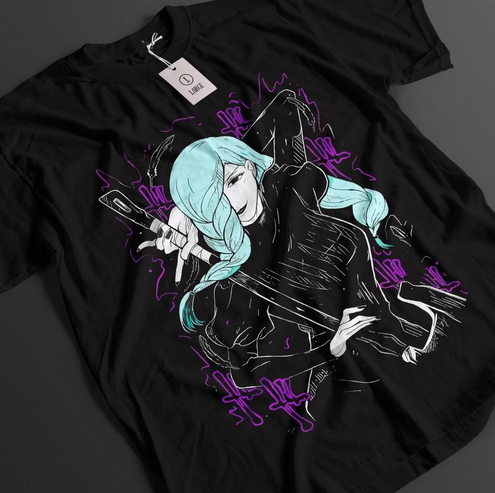 

Футболка Jujutsu Kaisen Мэй Мэй Футболка Сукуна Годжо Тоджи Топ JJK Аниме Унисекс Футболка 2XL