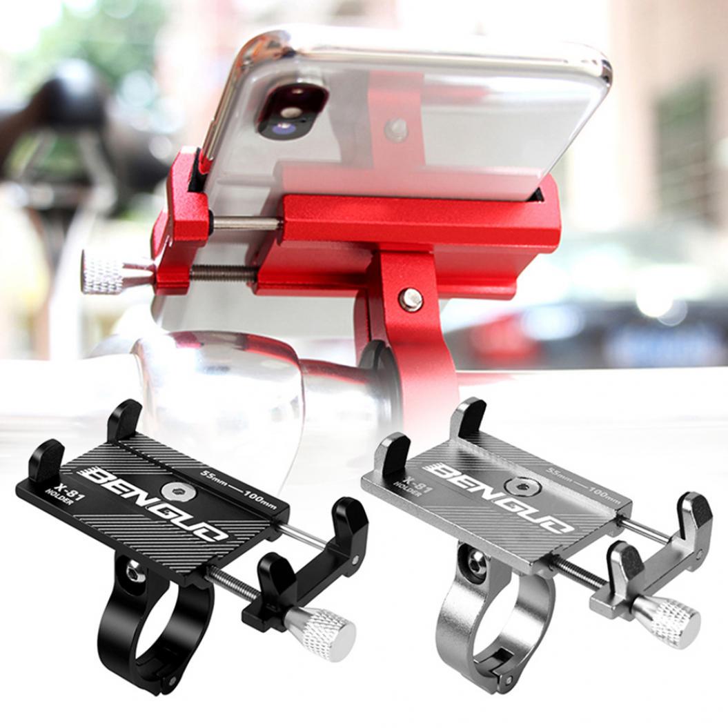 

GUB-81 MTB велосипедный руль держатель подставка кронштейн для мобильного телефона GPS серебряный