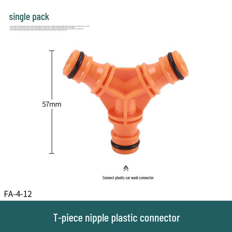 Household Water Gun Connector for 3/4/6 Point & 1 Inch Soft Hose - Car Washer Nipple & Washing Machine Faucet Adapter