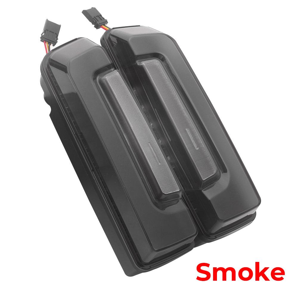 LED Saddlebag Tail Lights ABS Plastic Black Motorcycle Accessory Fit For Harley Touring Road Glide CVO/SE FLTRXSE 2023 2024 2025