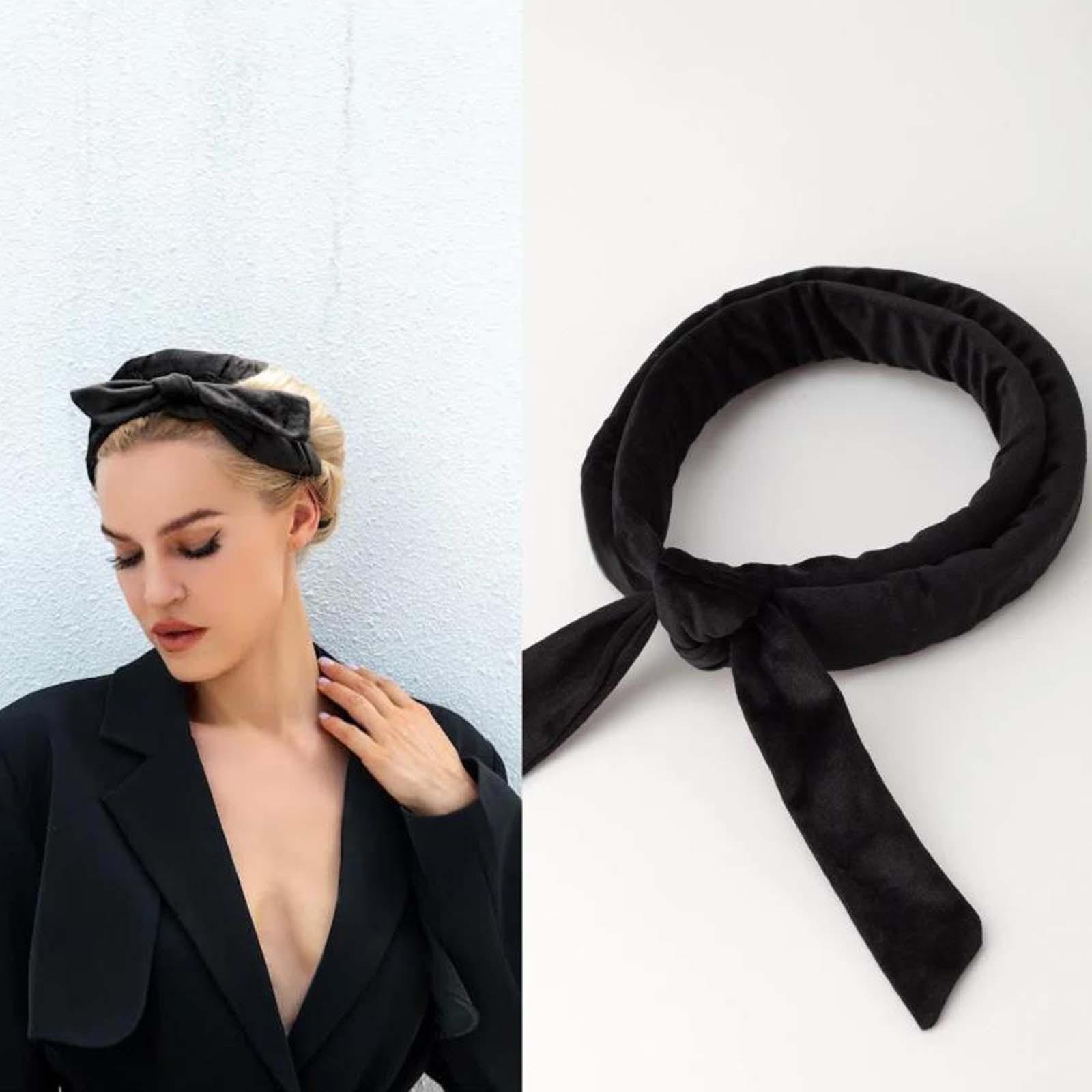 

Безнагревательные щипцы для завивки волос, повязка на голову, без нагрева, бигуди, ленивые бигуди, мягкие локоны для сна, волнообразователи, инструменты для укладки волос своими руками One Size чёрный