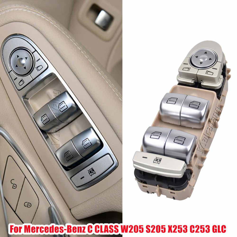 Neuer Fensterheberschalter A2139050000 Für Benz C-Klasse W205 W213 W253 GLC200 GLC220 GLC250 GLC300 GLC350 E250 E300 E63 2139050000