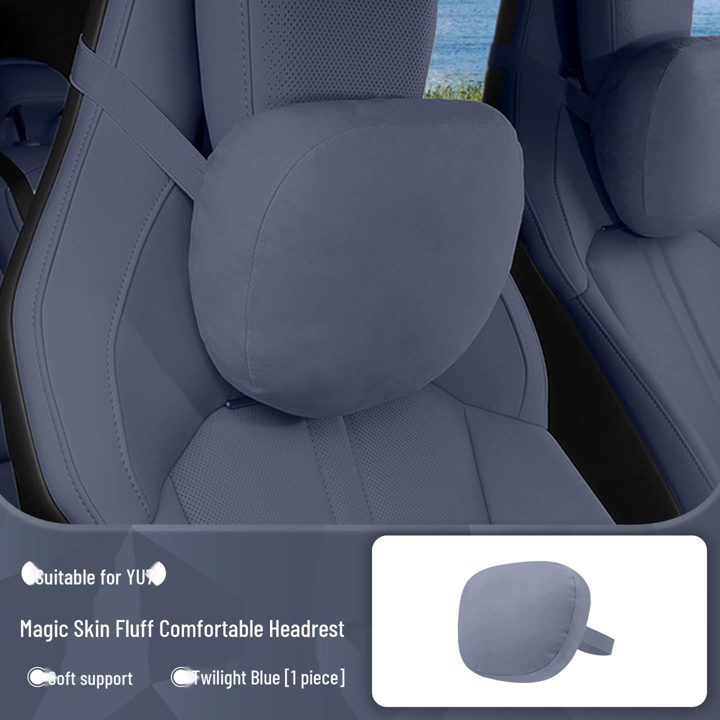 Compatible with Xiaomi YU7: Magnetic Headrest, Lumbar Support, Hidden Neck Protector, Seat Pillow, Cushion, Car Interior Accessories