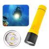 Diving Flashlight Submersible Flashlight Strong Light Underwater 80m Dive Lamp 3 Modes Rechargeable Dive Light for Scuba Diving