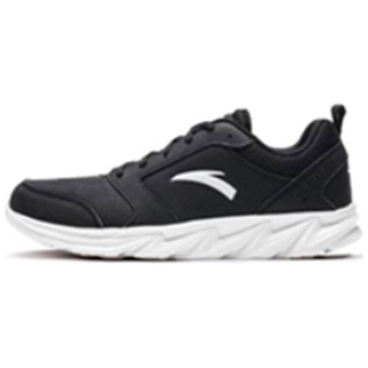 ANTA Running Series Sneakers Leather Black White Men s 91815522-6 EU 41