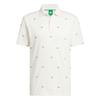 Originale Bequeme Vielseitige Mode Trendiges All-Over-Print Polohemd Herren Oberteile Kreideweiß JX9264