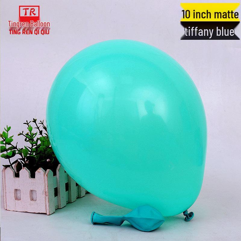 10-inch Wedding Celebration Matte Balloons - Pack of 1.8g Round Latex for Party Decorations & Arrangements.
