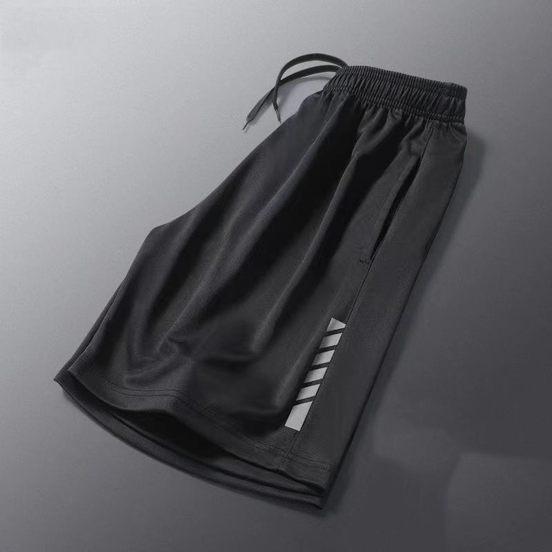 Men's Quick-Dry Ice Silk Running and Basketball Shorts