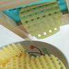 Potato Slicer Cut Potato Grid Wipe Grid Knife Vegetable Cutter Wave Knife Cut Flower Knife Gadgets Accessories