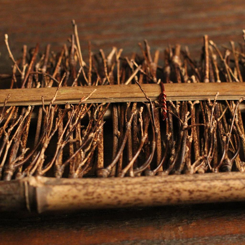 Mini Fence Home Chinese Kongfu Tea Ceremony Natural Bamboo Rustic Decor S #3