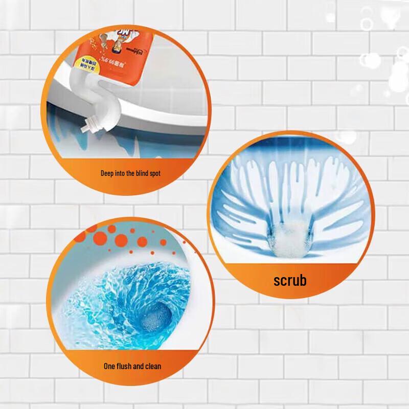 Mr Muscle Deep Clean Toilet Gel, Floral Dance (2 x 600g)