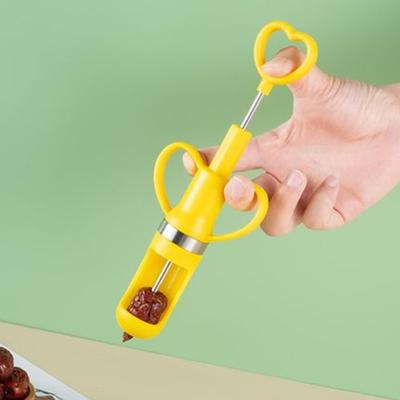 Dénoyauteur de cerises et d'olives en acier inoxydable, dénoyauteur multifonction pour cerises, dattes et raisins, 1 ou 2 pièces