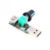USB Fan Speed and Air Volume Regulator - Silent, Multi-Speed Mini Fan for Office, Dormitory, or Bedside Use