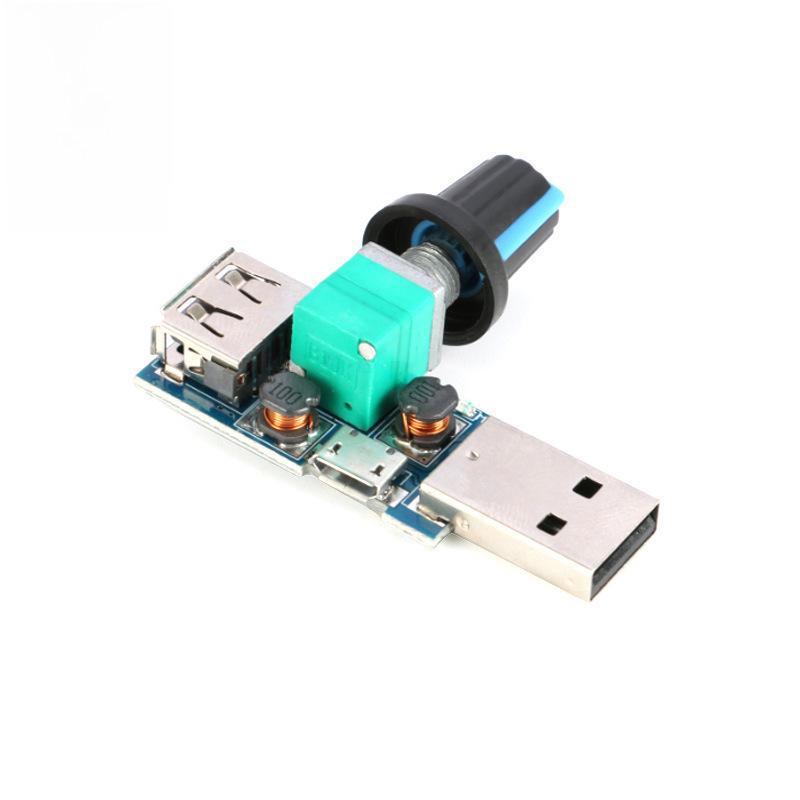 USB Fan Speed and Air Volume Regulator - Silent, Multi-Speed Mini Fan for Office, Dormitory, or Bedside Use
