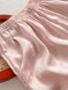 2025 Women's Mulberry Silk Pajamas: Short Sleeve, Frog Button, Chinese Hanfu Style