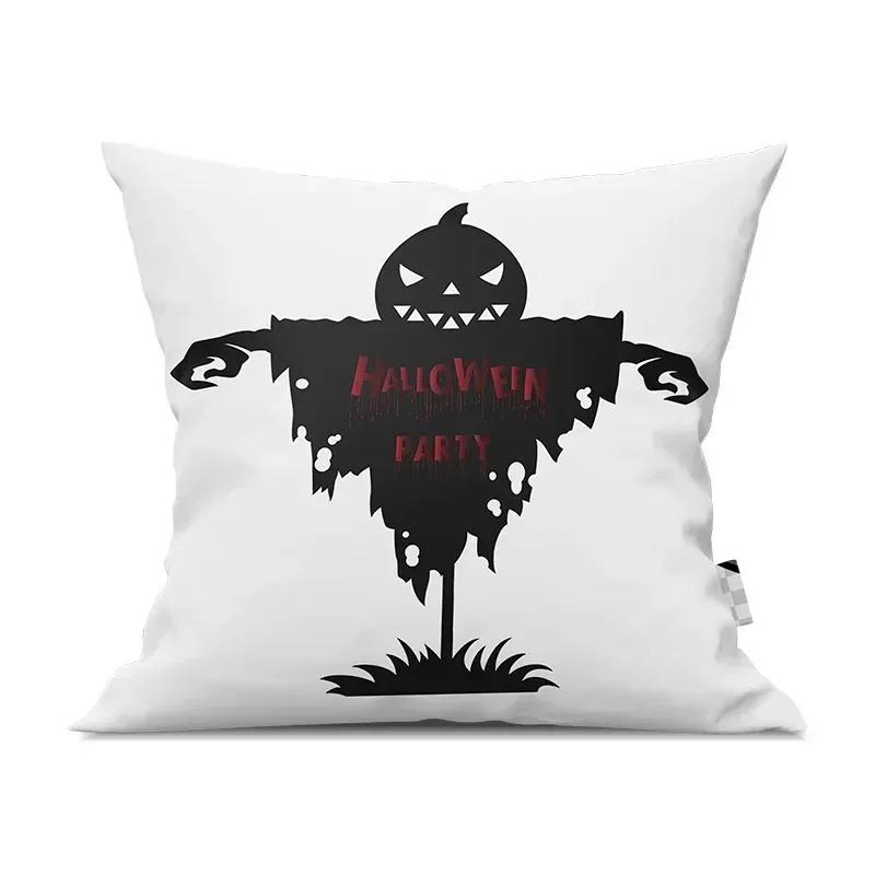 Halloween decorative cushion pumpkin pillow sleeve is suitable for home living room sofa room decoration