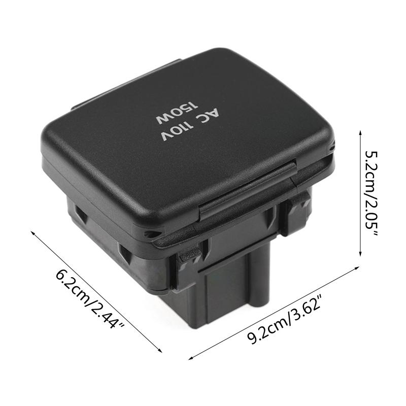 Center Console Rear AC Power Outlet Socket 110V 150W For Ford F-Series Lincoln 2011 2012 2013 2014 BC3Z-19 N236-A