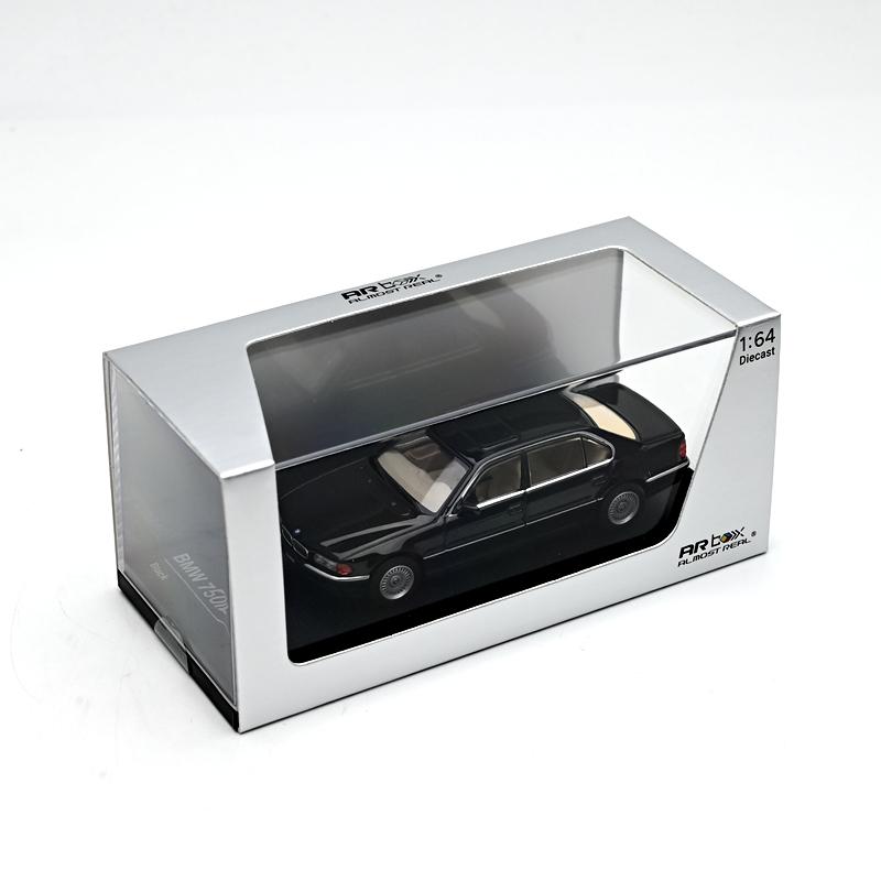 1:64 BMW E38 BMW 750il 7 Series die-cast simulation alloy car model collection ornament, children's toy.