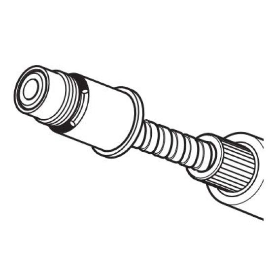 KVK Kitchen Shower Z410405 Hose, Gray, 1.3m,