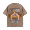 2026 Vintage 1983 Retro Gym Strong Man Graphic Washed T Shirt Fitness Lover Oversized Casual Short Sleeve Streetwear Men Women T