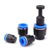 5Pcs New PPF Pneumatic Connector Plastic 4/6/8/10/12/14/16mm Pipe Plug Hose Adapter Pipe Fitting
