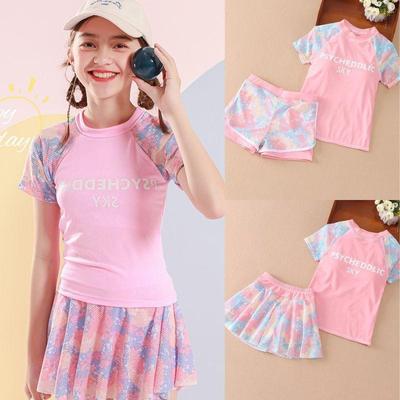 Trajes de baño para niñas Conjunto de bañador deportivo para niños Niña Suave Verano Viaje Ropa de playa