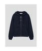 8seconds Color Block Stitch Detail Hoodie Full Zip Navy