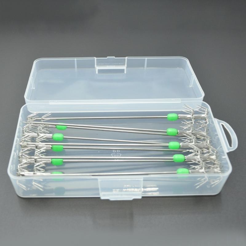 Flashing Squid Fishing Baits Luminous Head Squid Hook Fishings Baits