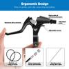 V-Type Bike Brake Set, Complete Universal Bike Front and Rear MTB Brake, Bicycle Brakes, Inner and Outer Cables, Include Brakes