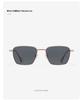 Unisex Nylon Polarized Retro Square Sunglasses - UV Protection for Driving