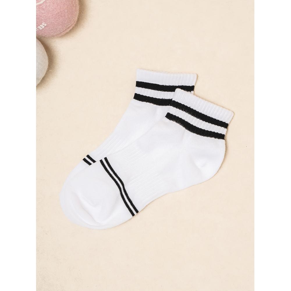 DaiSo Women S Running Short SockS White
