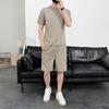 New casual sports suit men's short-sleeved T-shirt shorts set summer youth fashion clothes