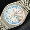 GENUINE VINTAGE SEIKO 5 AUTOMATIC 6309A JAPAN MENS WHITE DIAL WATCH A708365-1