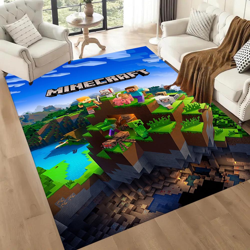 Minecraft 194 Area Rug Suitable for Kitchen Outdoor Game Room Dining Room Antislip Carpet Office home decor Birthday/Christmas Gift
