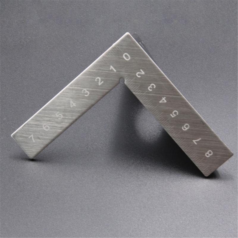 Stainless Steel Miters Triangles Ruler 45°/90° Woodworking Square Protractors 3D Multi Angles Layouts Measuring Tool