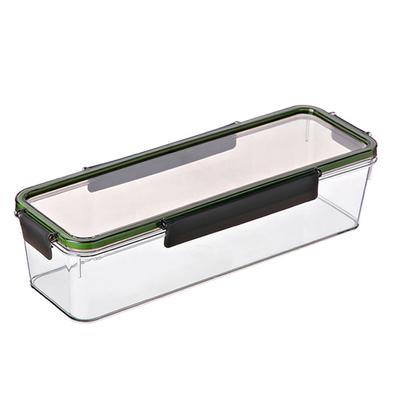 Rectangular Pasta Storage Box Large Capacity with Silicone Seal Moisture-Proof Visible Design Sealed Food Container