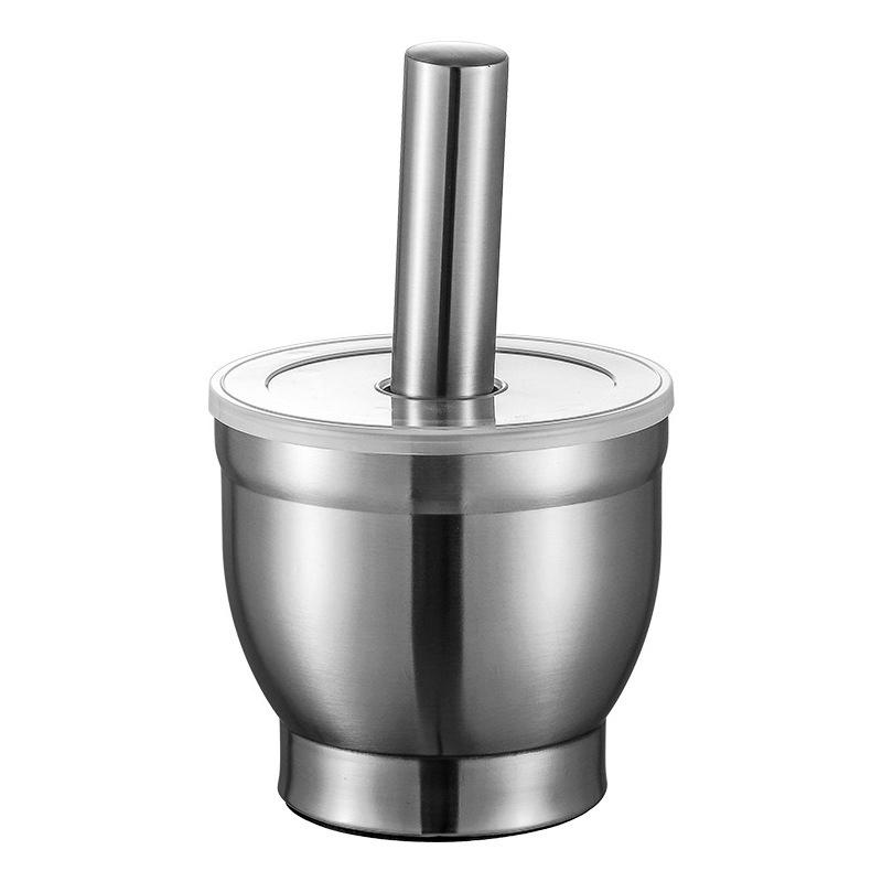 316 Stainless Steel Handmade Kitchen Garlic Grinder, A Mortar for Making Garlic Sauce, Very Suitable for Household Use