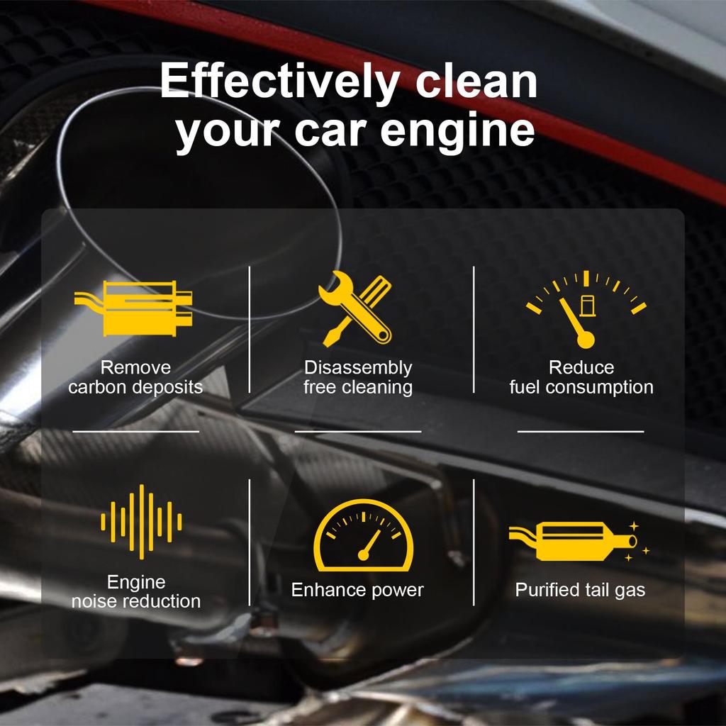 RAYHONG Čistič katalyzátoru motoru Odstraňování a čištění karbonu Čistič výfuku motoru