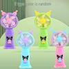 Portable USB Mini Cartoon Fan with Night Light and Adjustable Wind Speeds