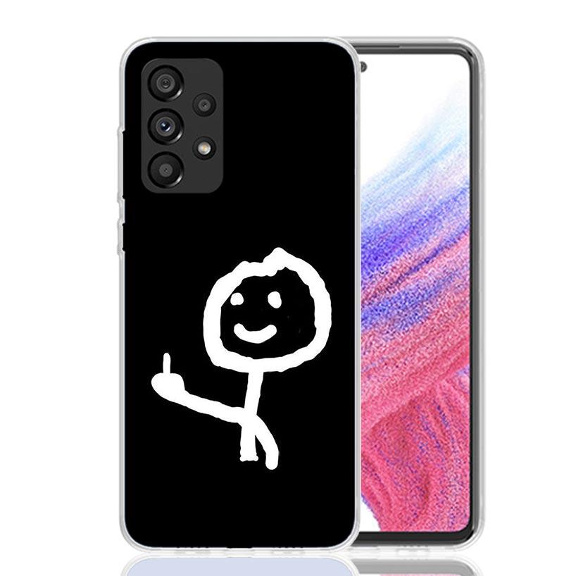 Middle Finger Phone Case For Samsung Galaxy A17 A16 A14 A15 A13 A57 A56 A54 A55 A53 A37 A36 A34 A35 A33 A26 A24 A25 A23 Galaxy A