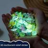 Cute Cartoon Animal Noctilucent 3D  Relief Stickers Fun Aesthetic Stickers Diy Phone Case Diary Stationery Sticker Gift