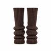 1 Pair Keep Warm Ribbed Leg Warmers Windproof Boot Cuffs Cute Knitted Foot Cover  Kids Girls