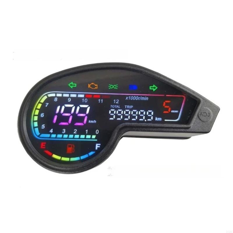 12V Motorcycle Speedometer Odometer trument for DM150 DM200 DM250 XR150 XR150L with High Precise Sensors&LED Display