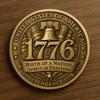 US 250th Anniversary Coin Commemorative 250 Years of Freedom Coin 1776 To 2026 Patriotic Keepsake Coin Gift for Collectors History Enthusiasts